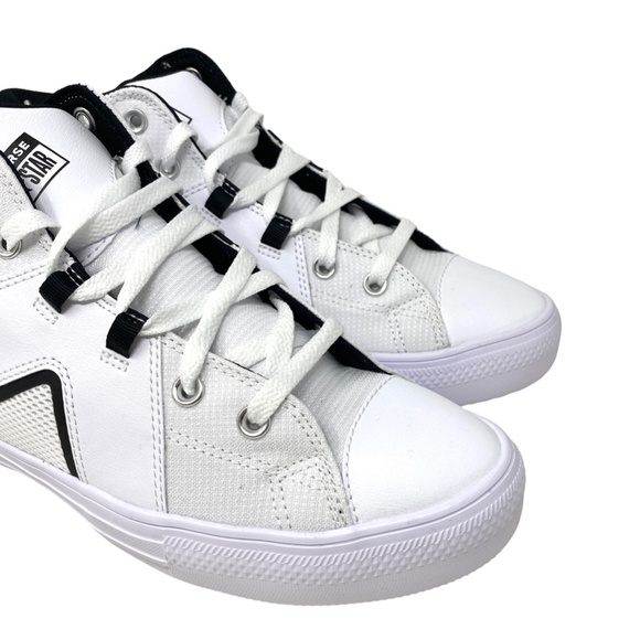 Converse CTAS Flux All Star Ultra Mid White Women’s Mesh Leather SneakersA01168C - Picture 5 of 11